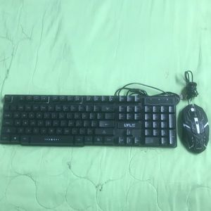 Gaming keyboard and mouse